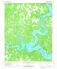 Clarkridge 1965 topographic map thumbnail