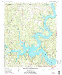 Clarkridge 1965 topographic map thumbnail