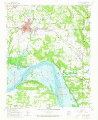 Clarksville 1962 topographic map thumbnail