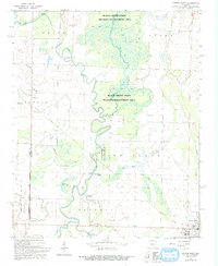 Cotton Plant 1968 topographic map thumbnail