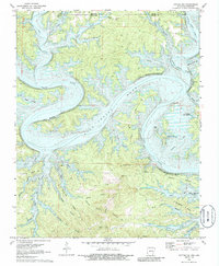 Cotter NW 1972 topographic map thumbnail