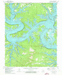 Cotter NW 1972 topographic map thumbnail