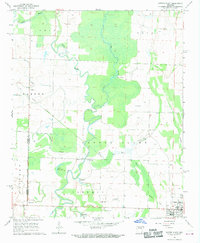 Cotton Plant 1968 topographic map thumbnail