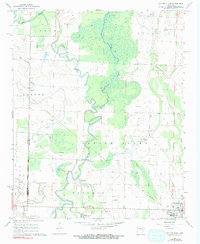 Cotton Plant 1968 topographic map thumbnail