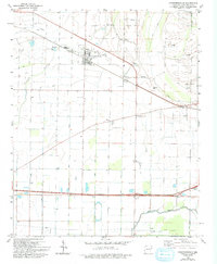 Crawfordsville 1981 topographic map thumbnail