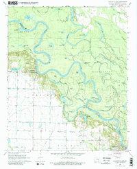 Crocketts Bluff 1967 topographic map thumbnail