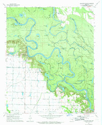 Crocketts Bluff 1967 topographic map thumbnail
