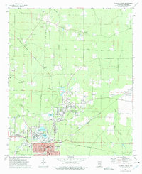 Crossett North 1973 topographic map thumbnail