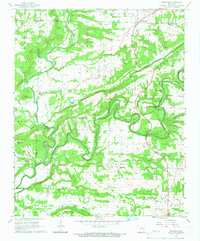Damascus 1961 topographic map thumbnail