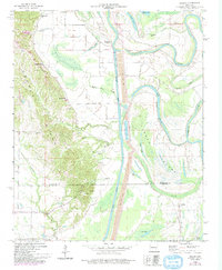 Dansby 1959 topographic map thumbnail