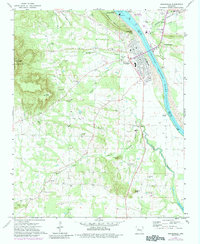 Dardanelle 1972 topographic map thumbnail