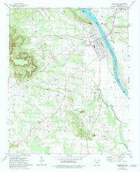Dardanelle 1972 topographic map thumbnail
