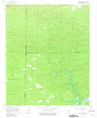 De Queen NW 1966 topographic map thumbnail