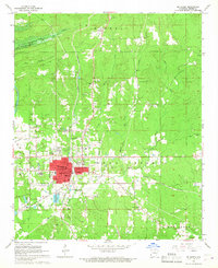 De Queen 1966 topographic map thumbnail