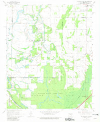 De Valls Bluff NE 1968 topographic map thumbnail