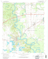 De Valls Bluff 1968 topographic map thumbnail