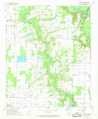 De Witt NE 1968 topographic map thumbnail