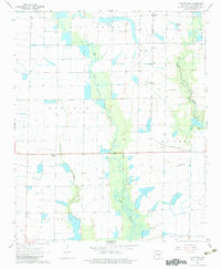 De Witt SW 1968 topographic map thumbnail