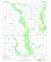 De Witt SW 1968 topographic map thumbnail