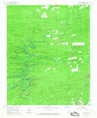Dierks Dam 1966 topographic map thumbnail