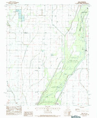 Dixie 1983 topographic map preview