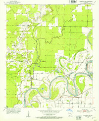 Doddridge NE 1952 topographic map thumbnail