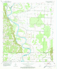 Doddridge SE 1952 topographic map thumbnail