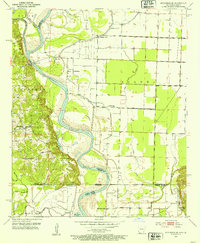 Doddridge SE 1952 topographic map thumbnail