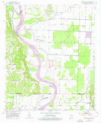 Doddridge SE 1952 topographic map thumbnail