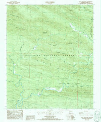 Eagle Mountain 1986 topographic map thumbnail