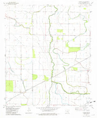 Eudora NW 1981 topographic map thumbnail