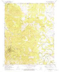Eureka Springs 1972 topographic map thumbnail
