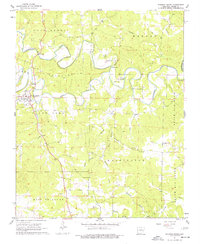 Evening Shade 1961 topographic map thumbnail