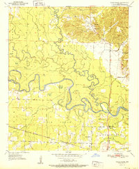 Falls Chapel 1951 topographic map thumbnail