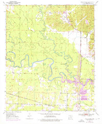Falls Chapel 1950 topographic map thumbnail
