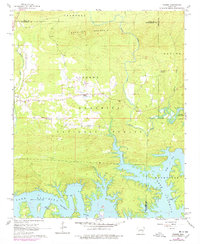Fannie 1962 topographic map thumbnail
