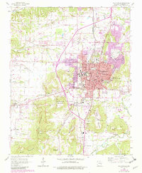 Fayetteville 1958 topographic map thumbnail