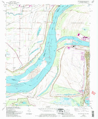 Fletcher Lake 1966 topographic map thumbnail