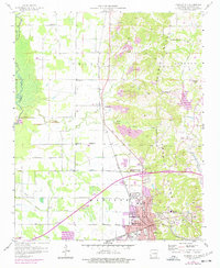 Forrest City 1958 topographic map preview