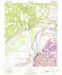 Fort Smith 1947 topographic map thumbnail