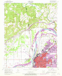 Fort Smith 1947 topographic map thumbnail