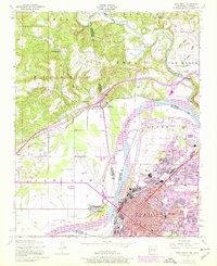 Fort Smith 1947 topographic map thumbnail