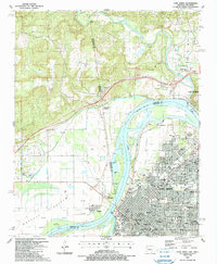 Fort Smith 1987 topographic map thumbnail