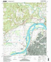 Fort Smith 1997 topographic map thumbnail