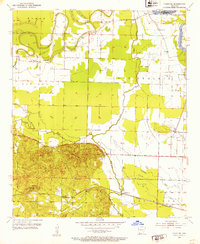 Fouke NE 1952 topographic map thumbnail