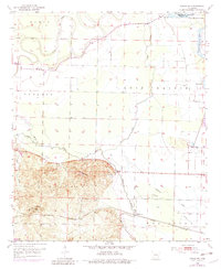 Fouke NE 1952 topographic map thumbnail