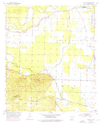 Fouke NE 1952 topographic map thumbnail