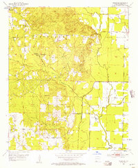 Fouke SE 1952 topographic map thumbnail