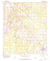 Fouke 1952 topographic map thumbnail