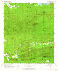 Fourche SW 1963 topographic map thumbnail